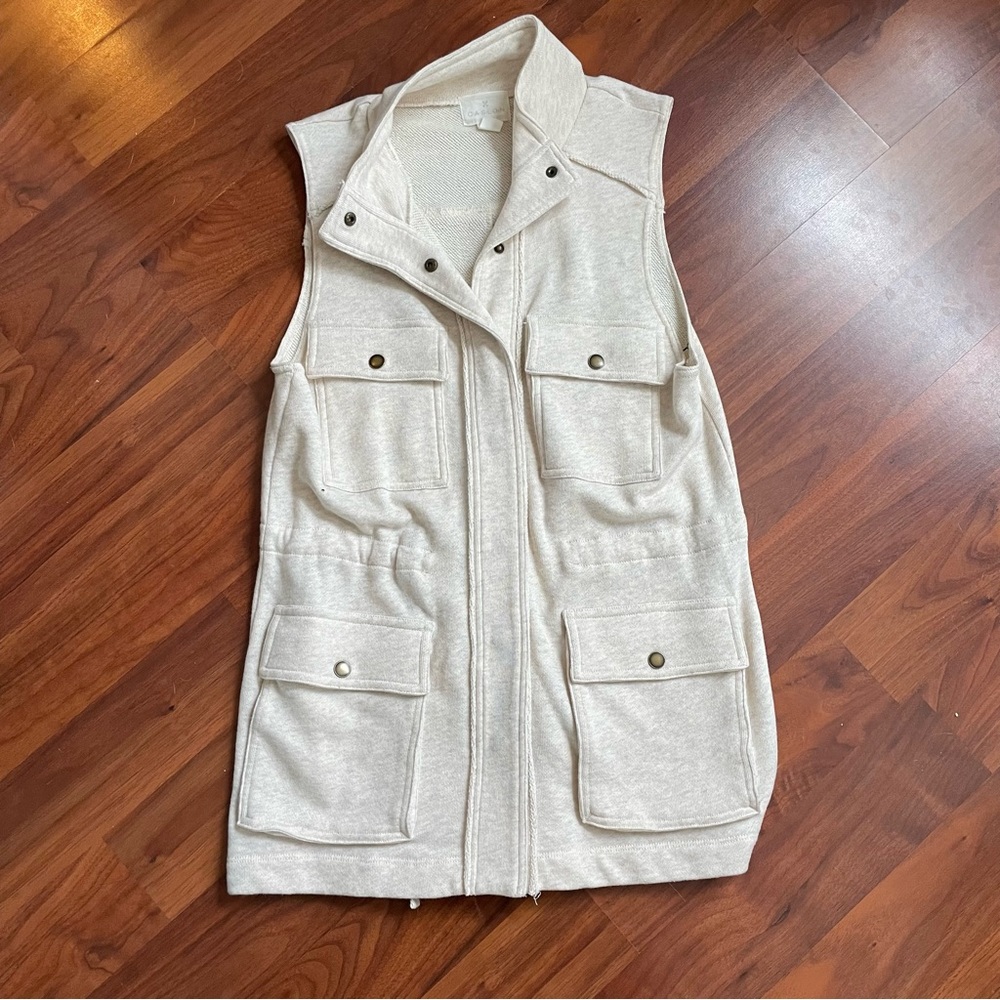 Caslon cream colored vest
